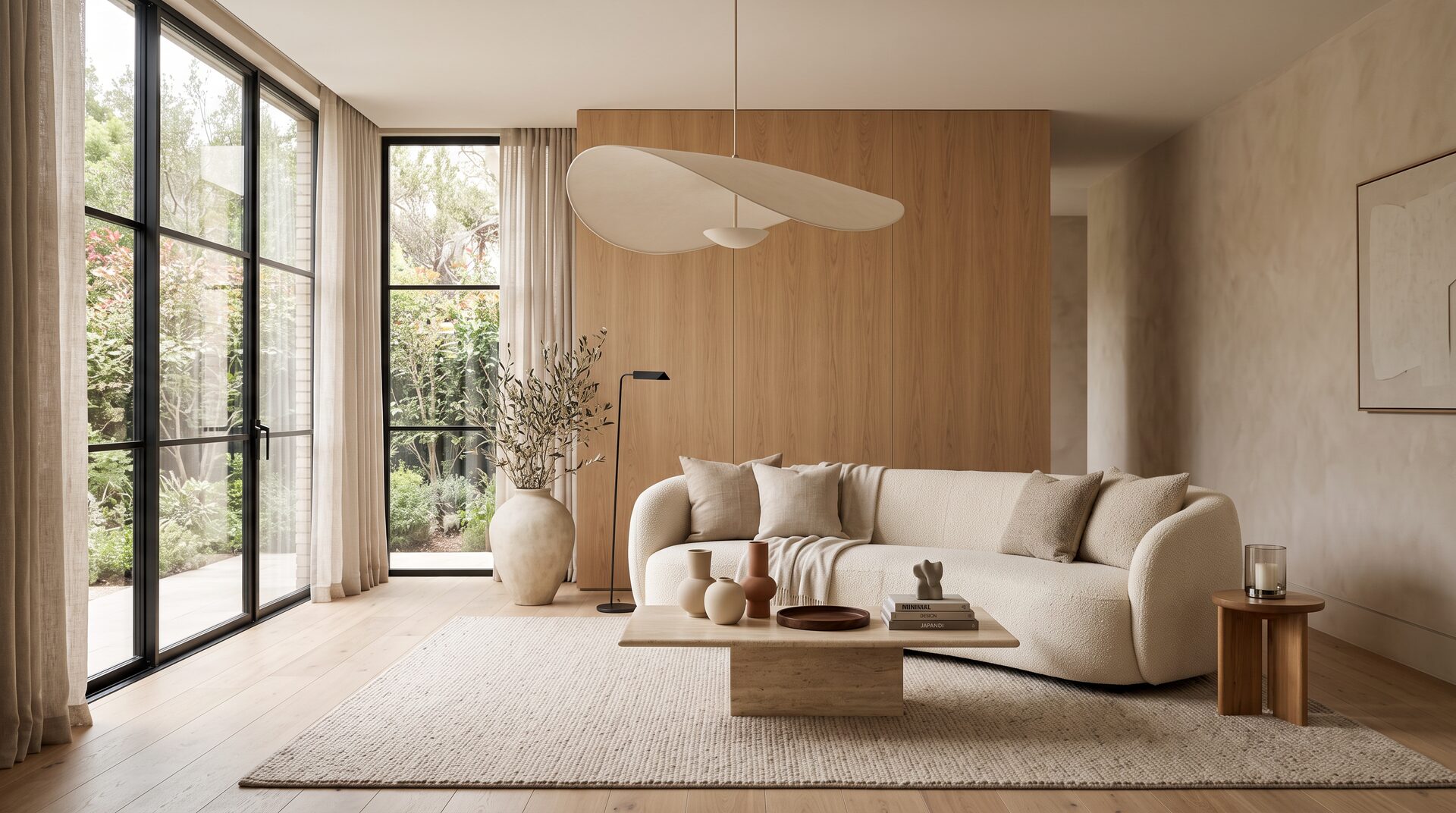 Private residence living room by Adesso Studio